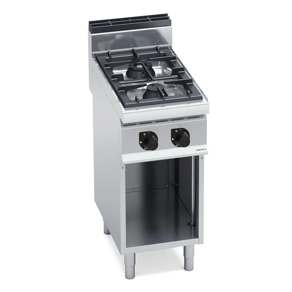 Bertos, Gas Cooking Range, 2 Burners, 10.5 kW