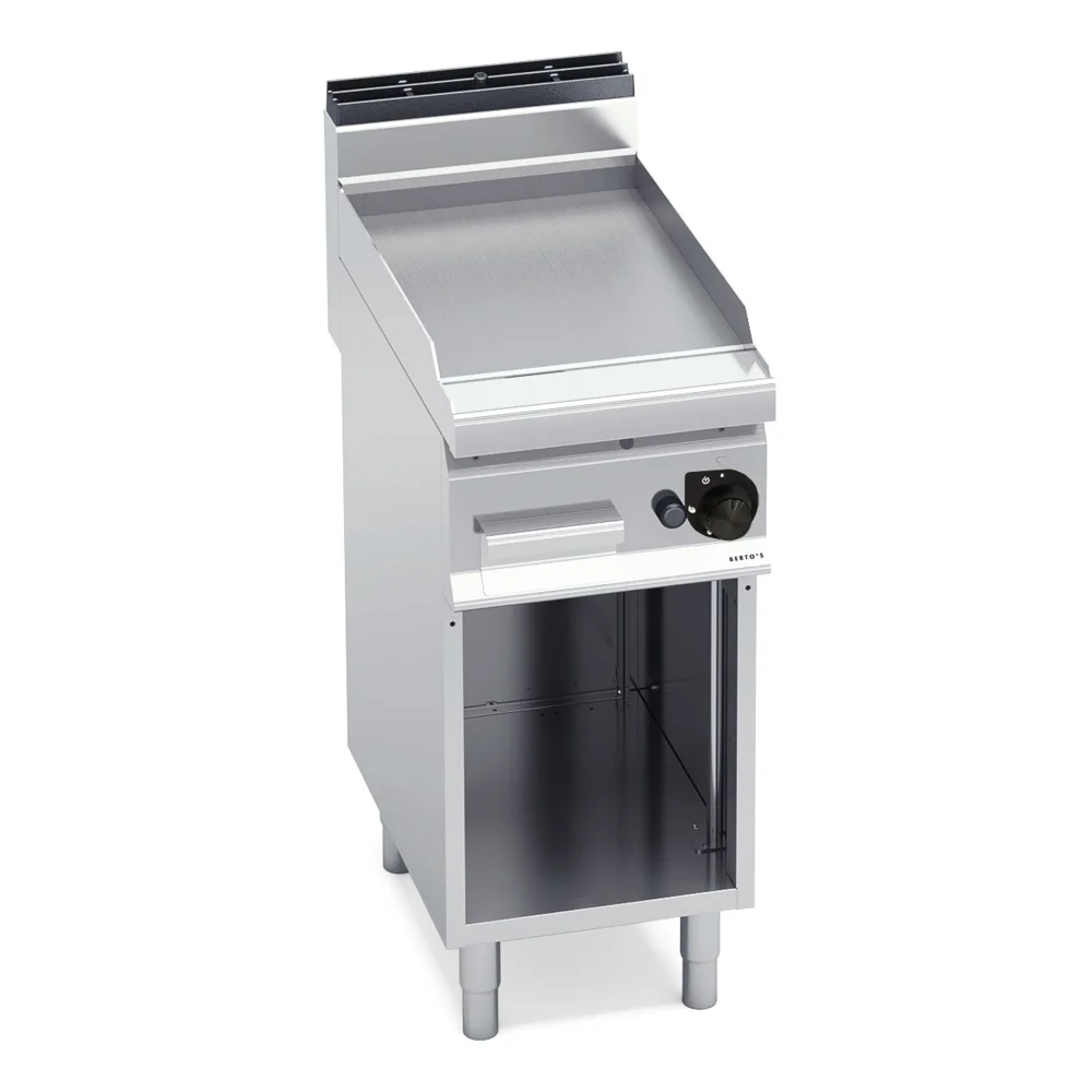 Bertos, Fry Top with Cabinet, Flat Plate, Gas, 6.9 kW