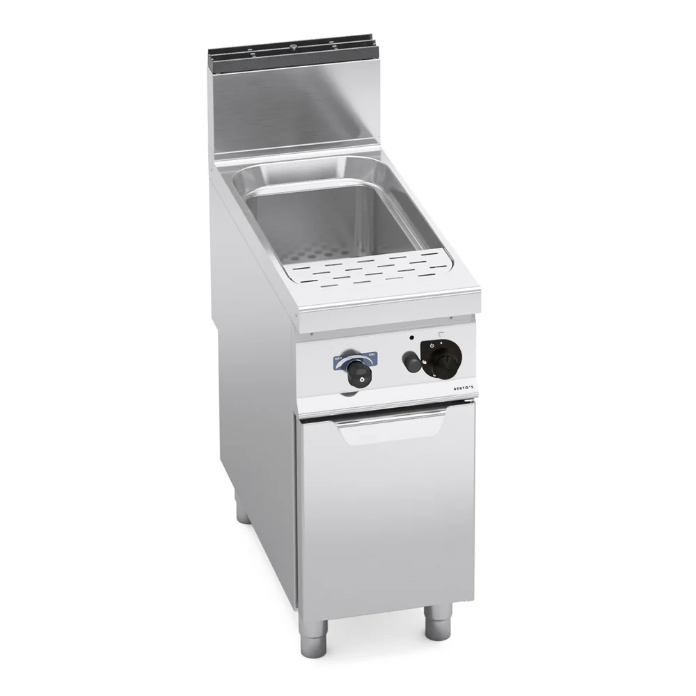 Bertos, Pasta Cooker, LPG/Natural Gas, 40L, Freestanding, 12KW, Silver