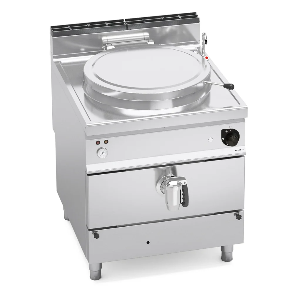 Bertos, Boiling Pan with Indirect Heating, Gas, Freestanding, 100L, 20.9KW
