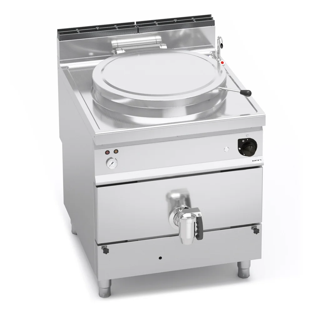 Bertos, Boiling Pan with Indirect Heating, Gas, Freestanding, 150L, 20.9KW