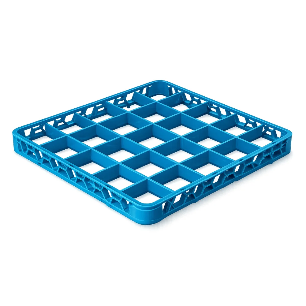 Chef360 Glass Rack Extender 25 Compartment Blue