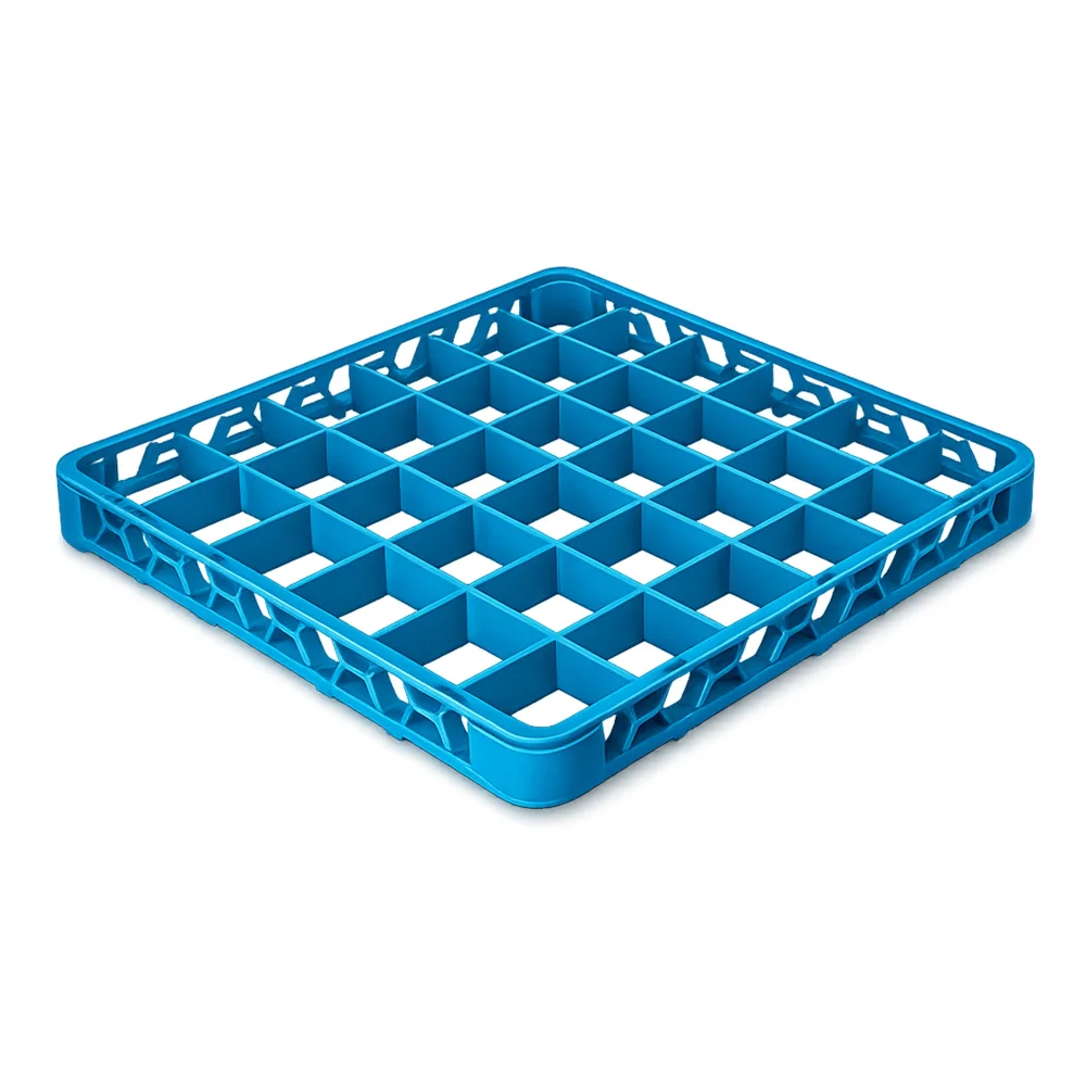 Chef360 Glass Rack Extender 36 Compartment Blue