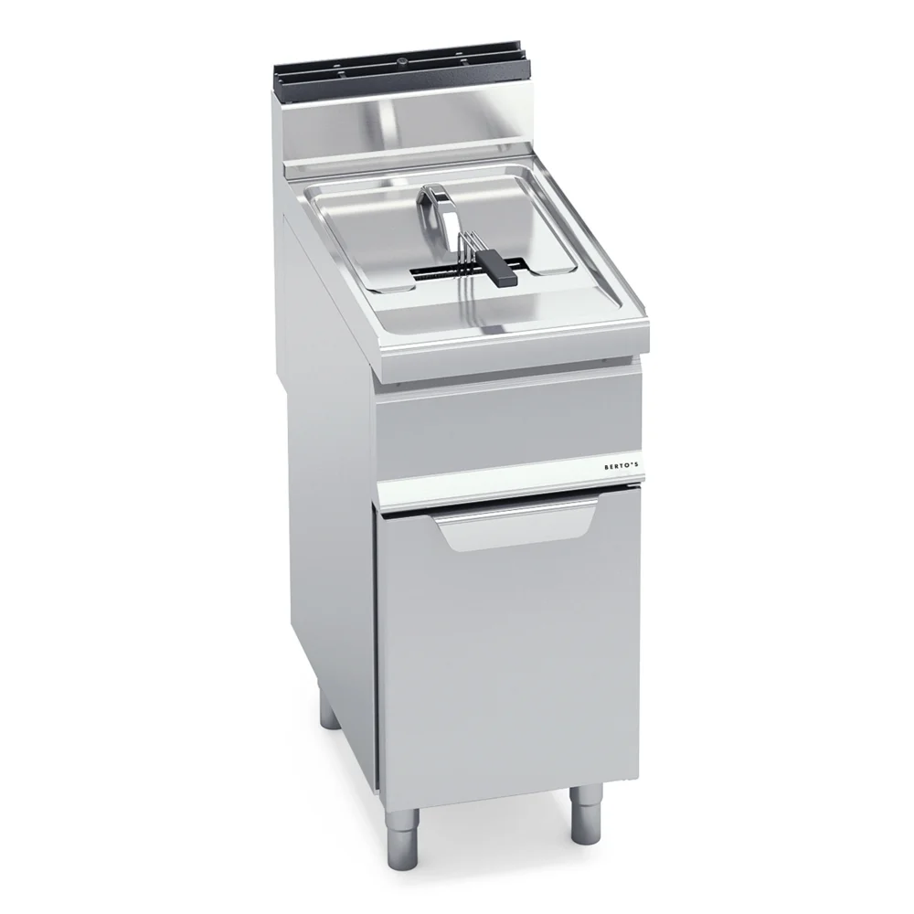 Bertos, Fryer with Cabinet, 15 L, 1 Basket, Gas, 12.7 kW