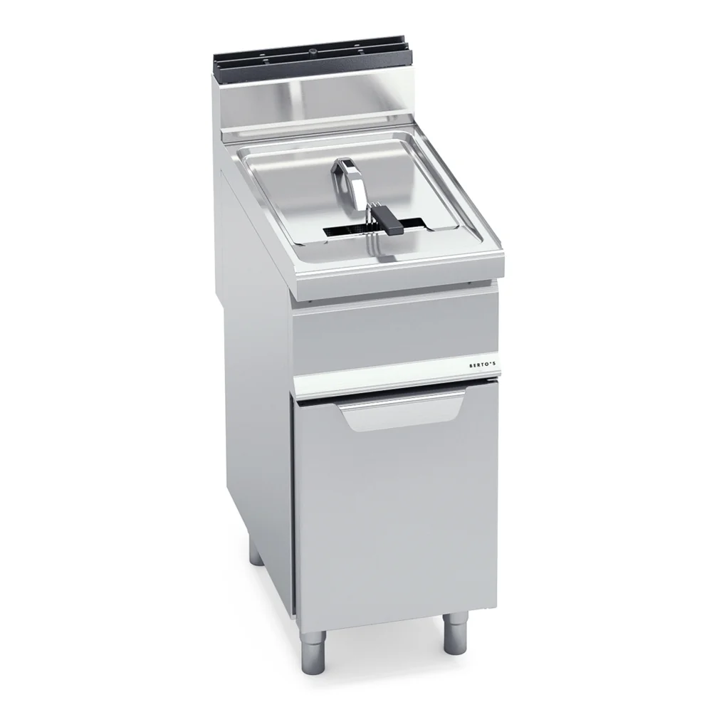 Bertos, Fryer with Cabinet, 20 L, 1 Basket, Gas, 16.5 kW