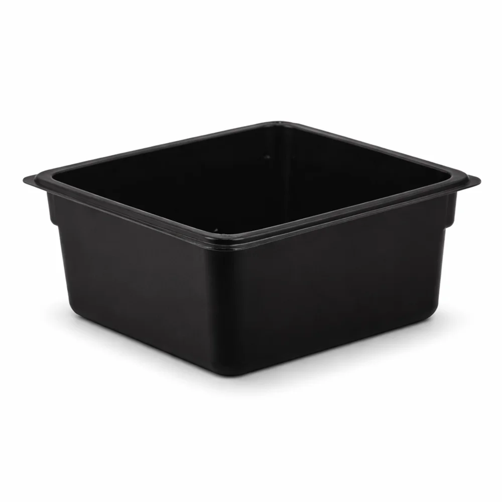 Food Storage Container GN 1/2 Polycarbonate Black Finish 32.5 × 26.5 × 15 cm (L × W × H)