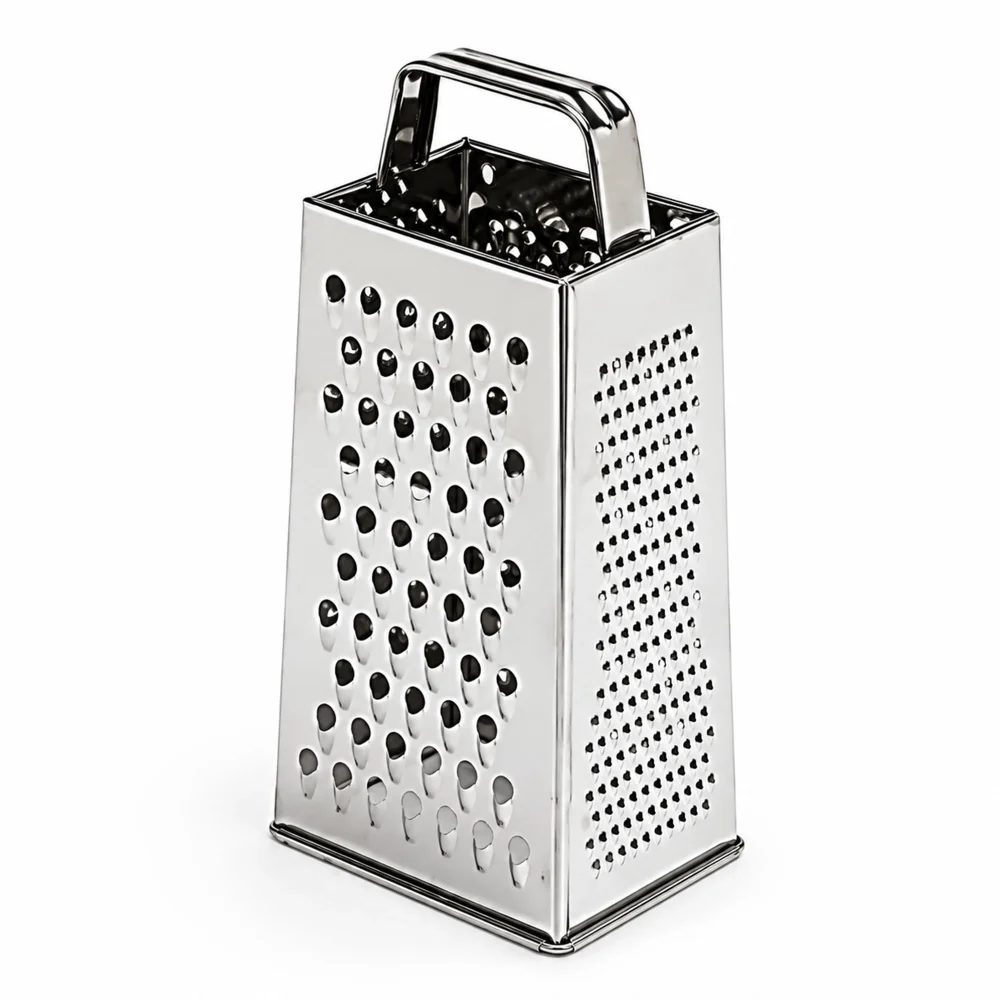 Stainless Steel 4-Side Grater 19.5 Cm