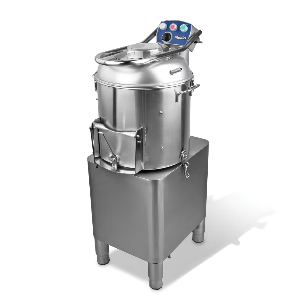 Potato Peeler 27L Capacity 950 W Electric 190 kg/hr Production Output Stainless Steel 67.6 × 53.6 × 127.3 cm (L × W × H)