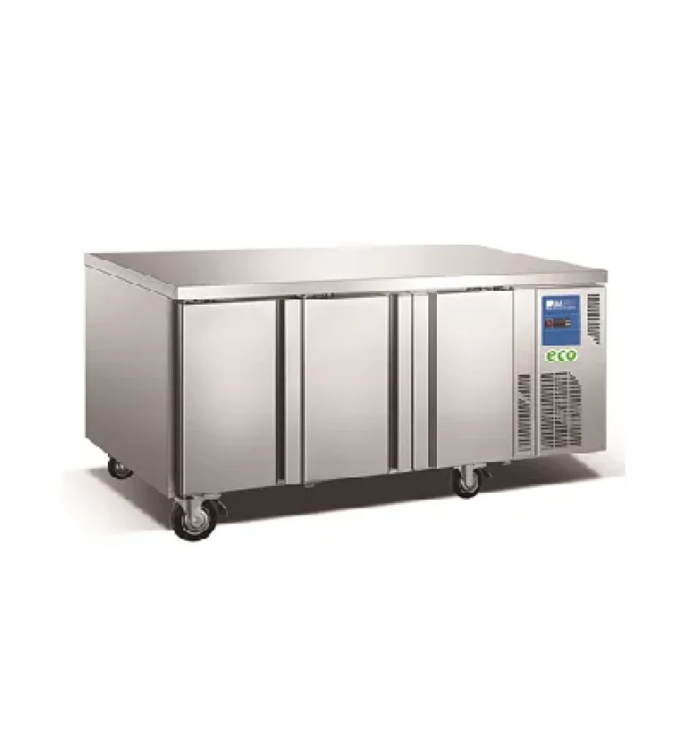 Frostilo Work Top Freezer, 350 L, Ventilated Cooling, 230 W, Stainless Steel, 180 × 70 × 86 cm (L × W × H)