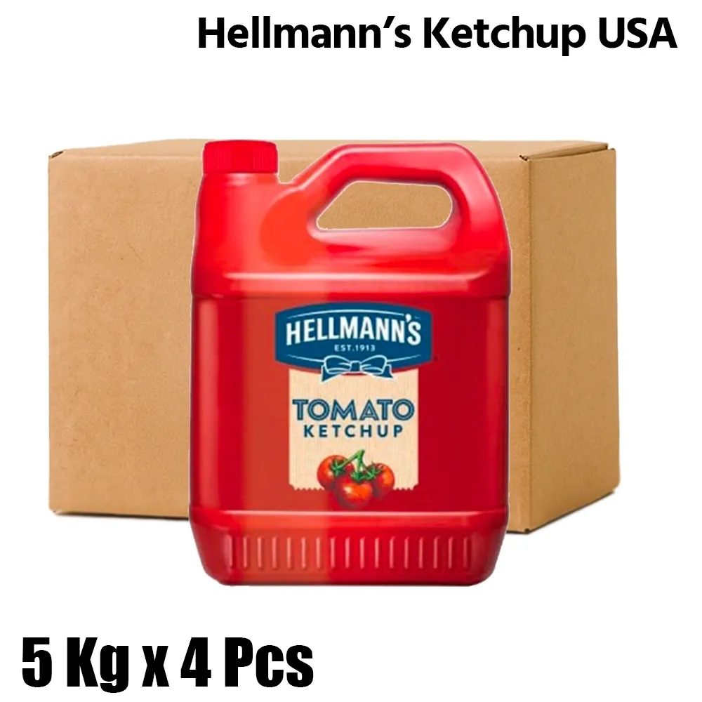 Hellmann's Halal Ketchup, 1 Box (4 x 5kg)