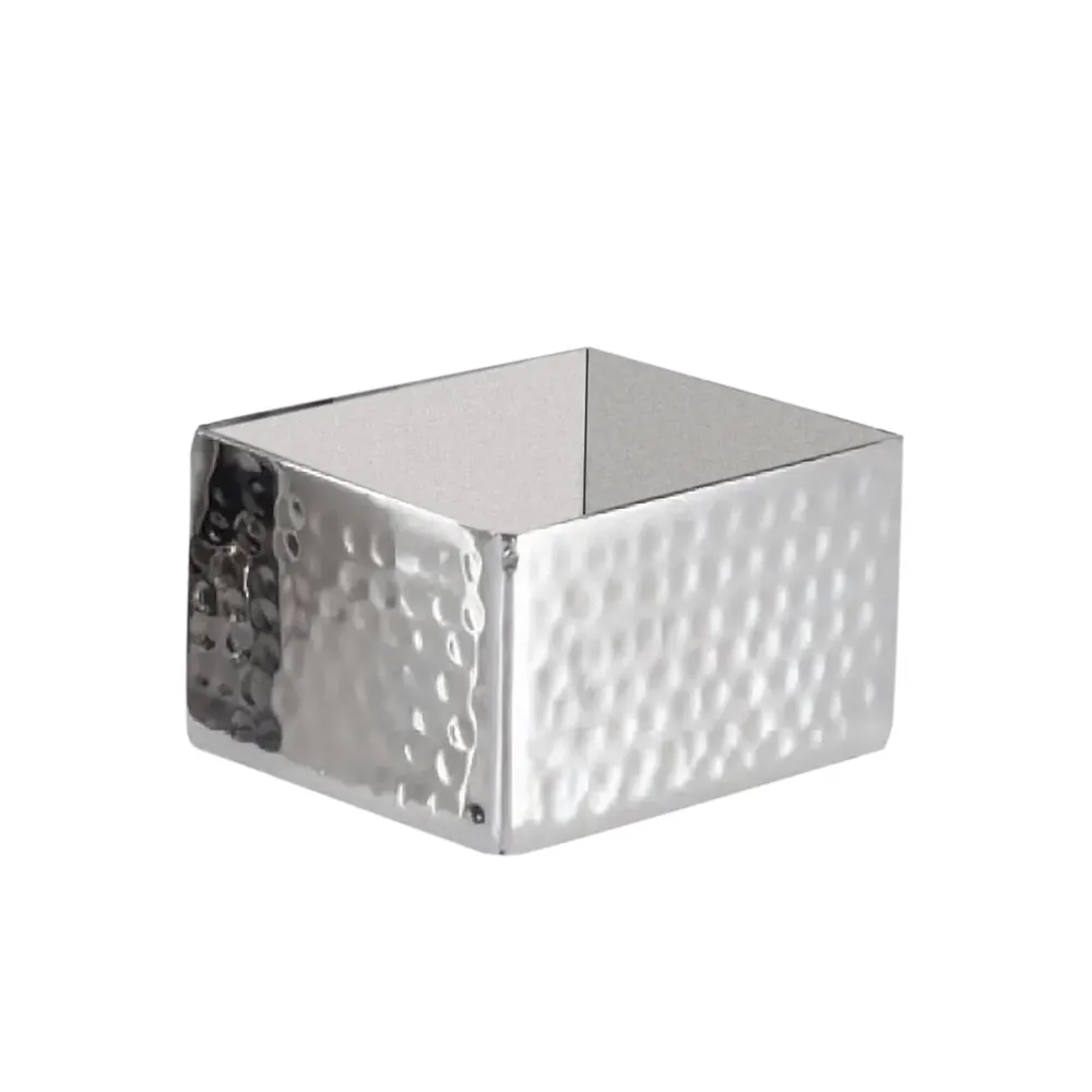 American Metalcraft, Bud Vase & Sugar Holder, Hammered Finish, Stainless Steel