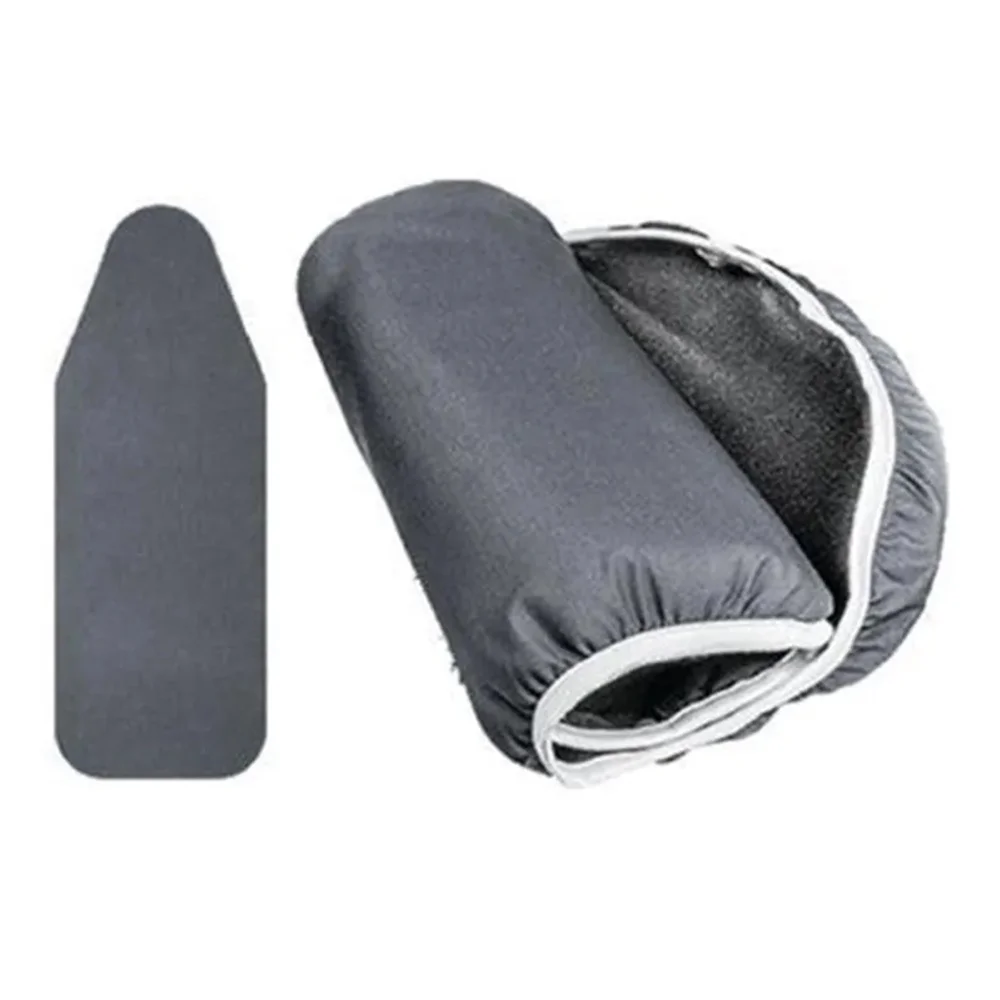 Roomwell Classic Iron Board Cover, Velcro Straps, Fit to L 91.5 x W 30.5 cm cm Non-Slip Fit, Black