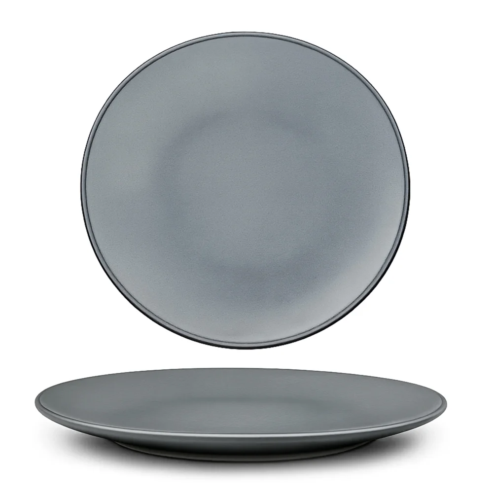Furtino England Impression Smoke Coupe Plate 8.6"