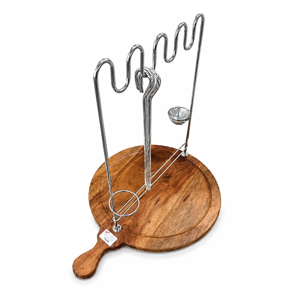 Stainless Steel Kabab Skewer Stand