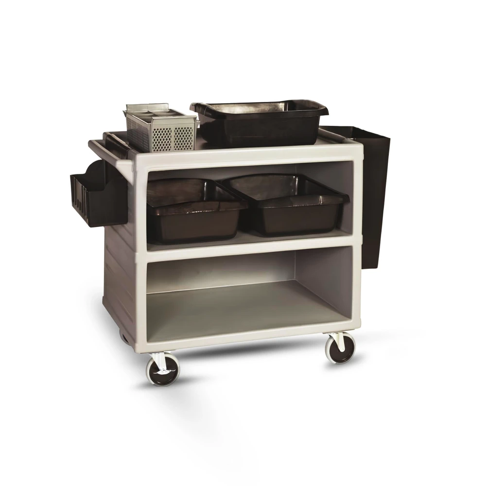 Tribeca, Service Trolley, Grey, 880 mm Height