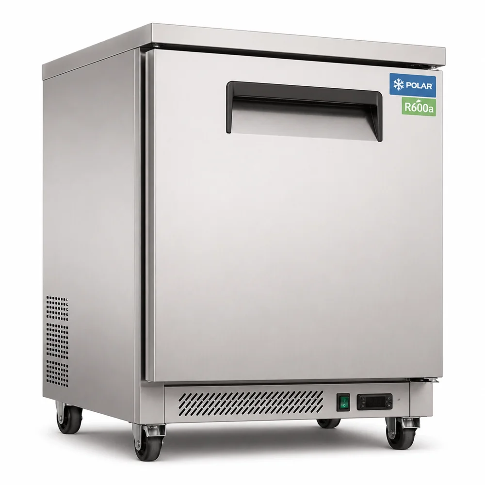 Under Counter Freezer 1 Door 1 Shelf Electric Stainless Steel 70 × 70 × 85 cm (L × W × H)