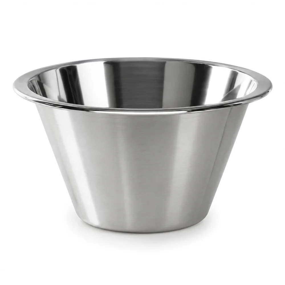 Stainless Steel Mixing Bowl Flat Bottom 24 Cm
