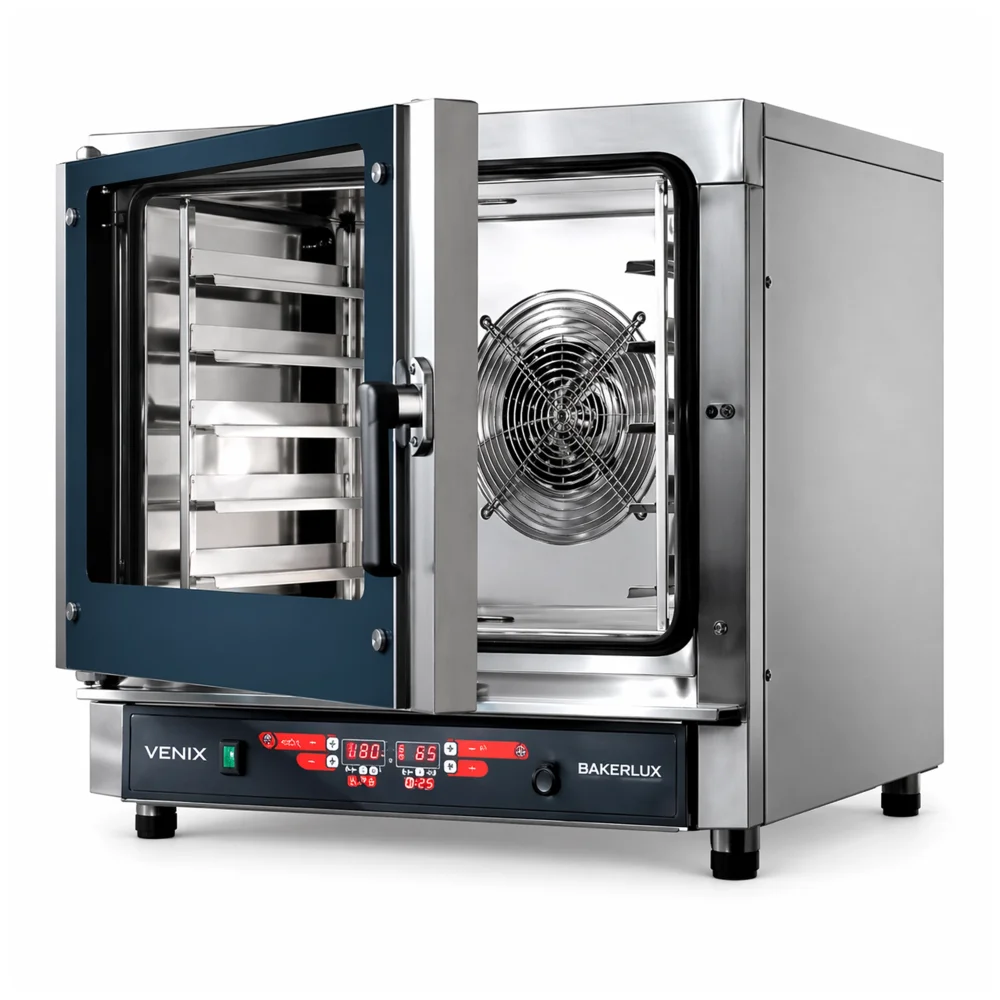 Tecnodom, Convection Oven, 5 Trays, 6.45 kW, Electric, Silver