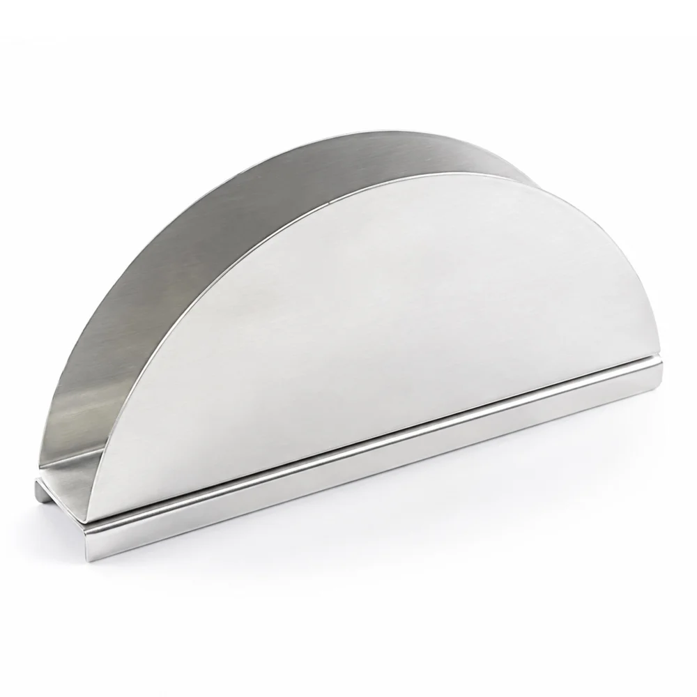 Stainless Steel Napkin Holder Plain 15x6 Cm