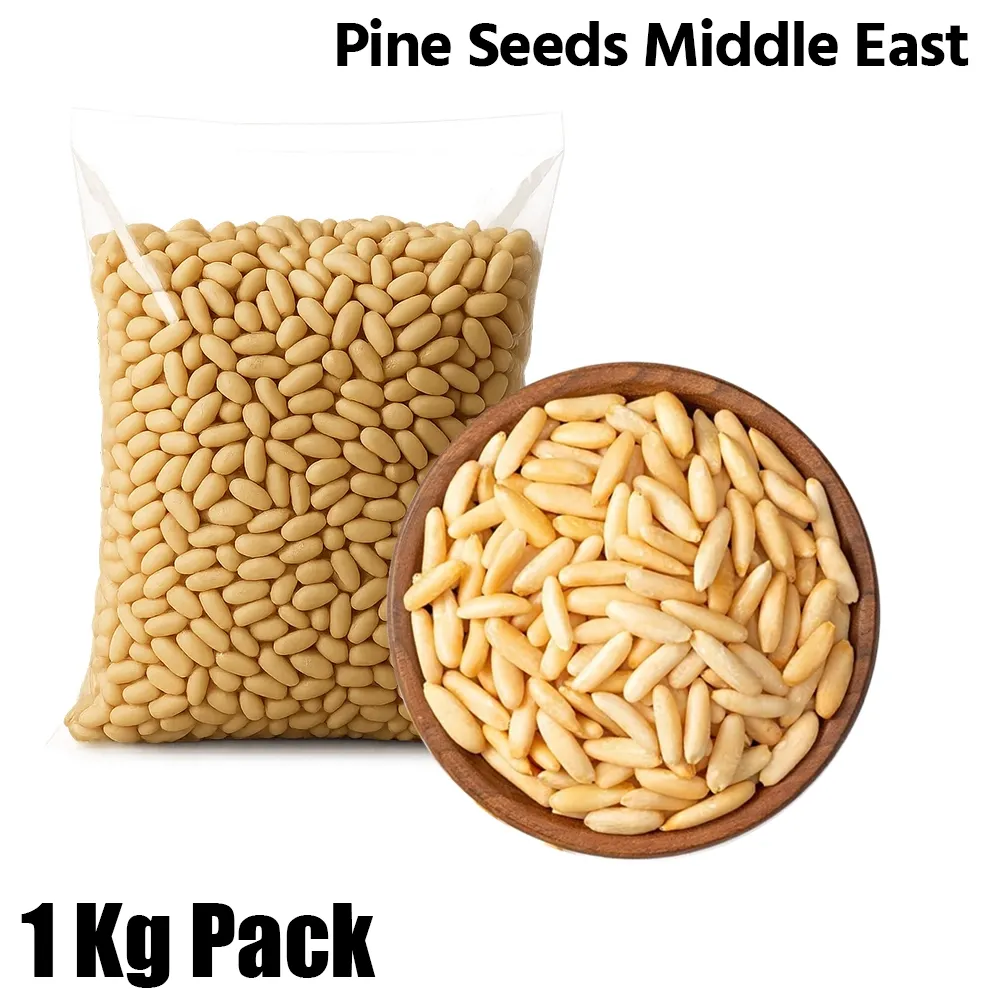 Al Rahi Whole Pine Seeds, Middle East, 1 Pack (1kg)