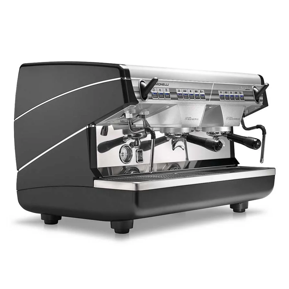 Nuova Simonelli, Appia II Auto Volumetric 2 Group - Black
