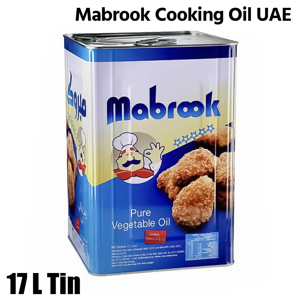 Mabrook Cooking Oil, UAE, 1 Tin (17L)