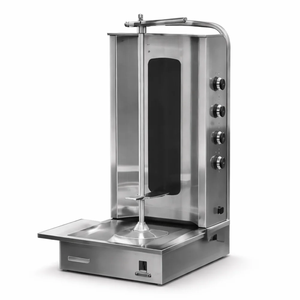 Pimak Electric Shawarma Machine with Bottom Motor, 5 Wire Resistance Heater