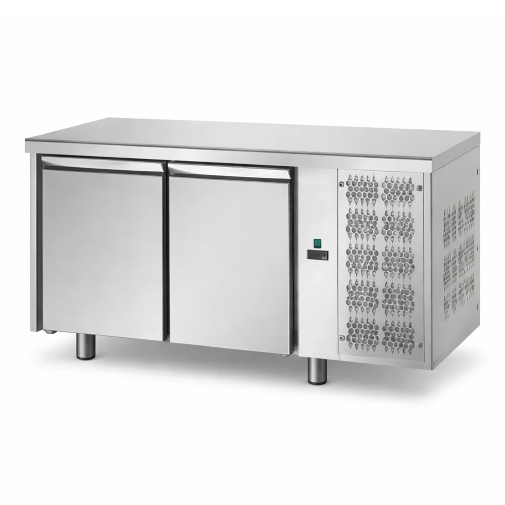 Tecnodom, Work Top Refrigerator, 2 Doors, 320 L Capacity, 420 W, Silver
