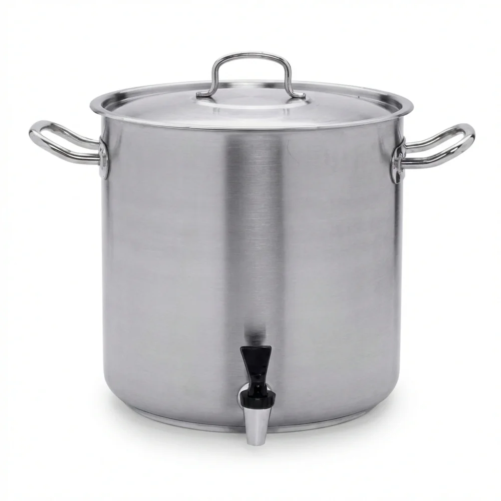 Pujadas Spain Stainless Steel Stock Pot With Lid 35 cm