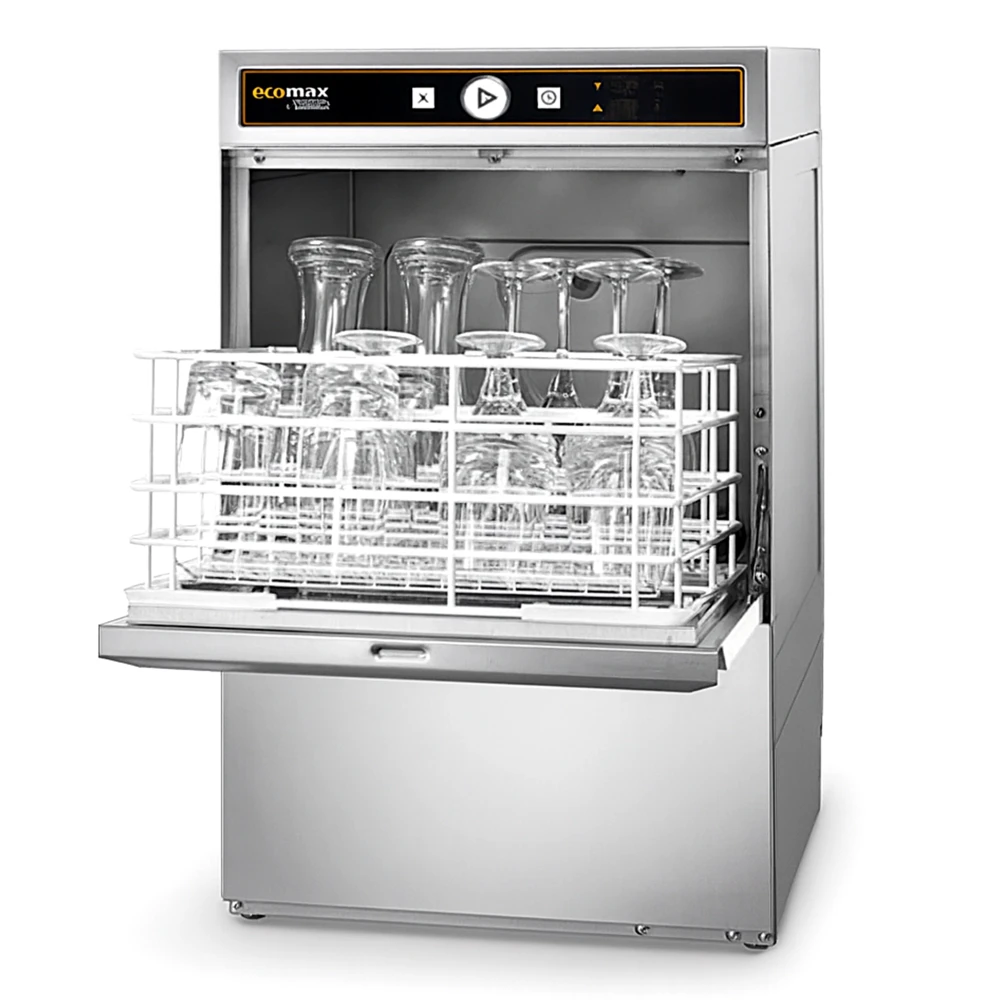 Hobart, Glasswasher, Stainless Steel, Silver, 10 L Tank, 60 Racks/Hour, Electric, Pump Is Included