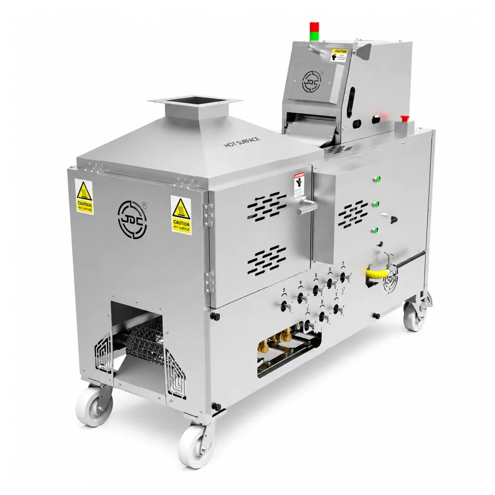 Roti Making Machine, 500 Roti/Hr, 3 Phase, 167.6 x 79.2 x 146.30 cm (LxWxH)