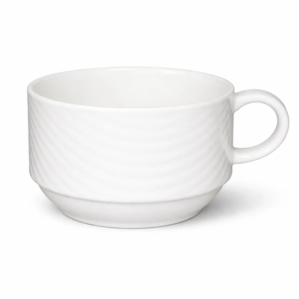Cup Stacking White 10cl / 3.5oz River
