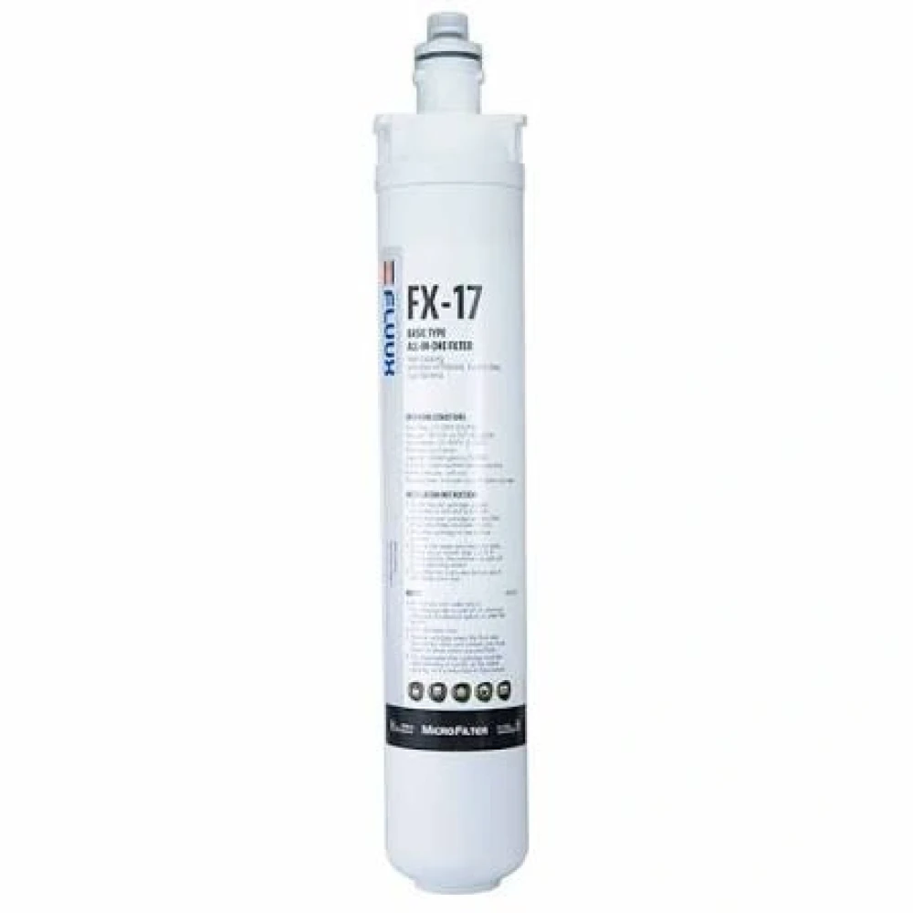 MicroFilter FIX-17 Commercial Water Filter Cartridge with Head for Ice Machine, 19,000 Gallons, 0.1 Micron, 2.5 GPM, 94 × 109 × 478 mm (W x D x H)