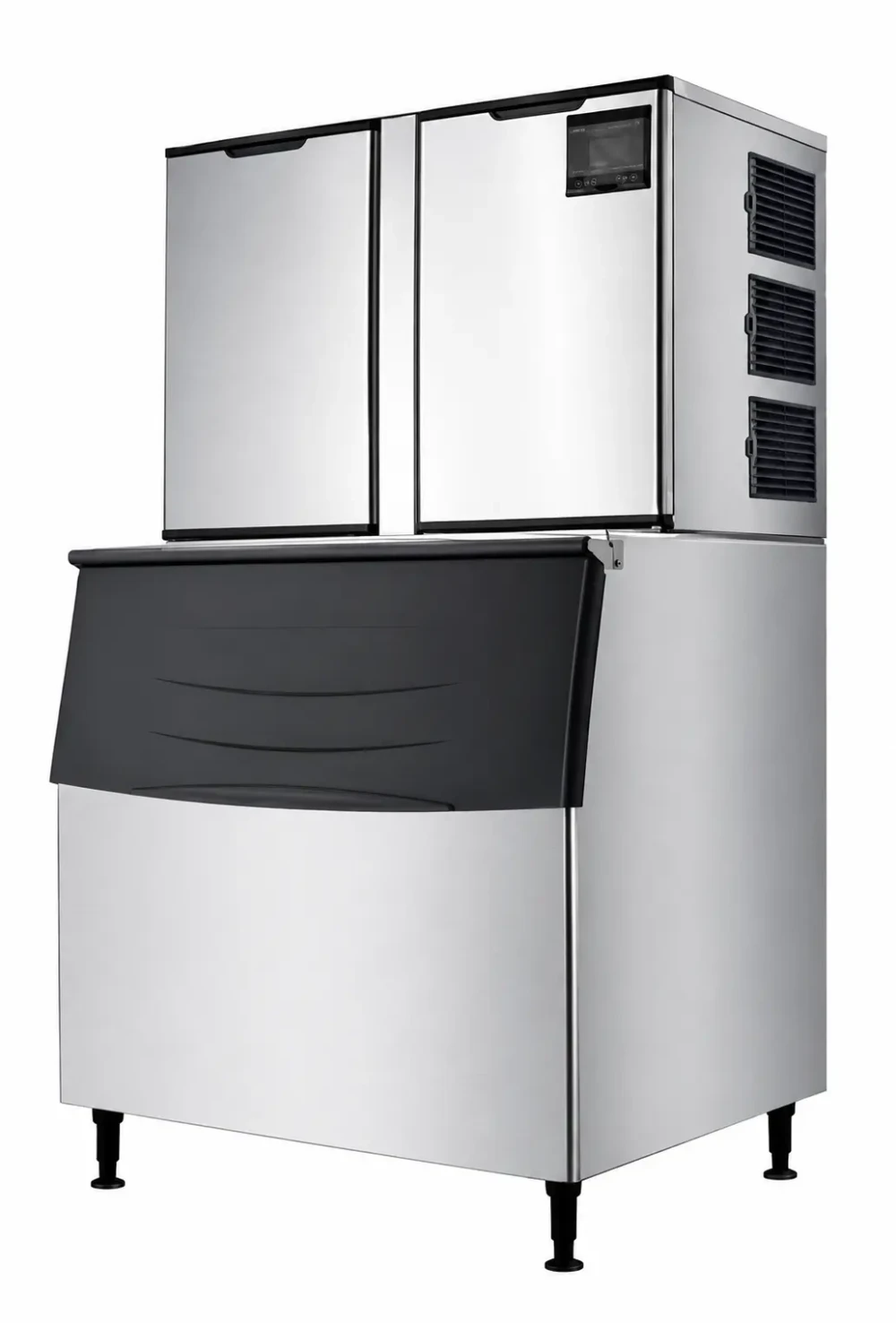 Cube Ice Maker, 680 kg/24hr Production with 350 kg Storage Bin, 122.7 x 96.5 x 192.7 cm (W x D x H)