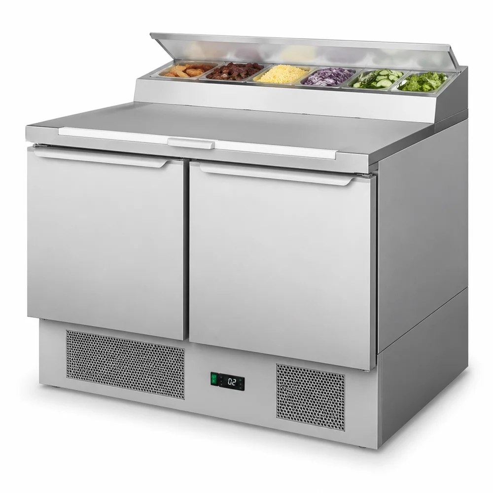Lava Inox 2 Doors Salad Refrigerator, 254 L, 230 W