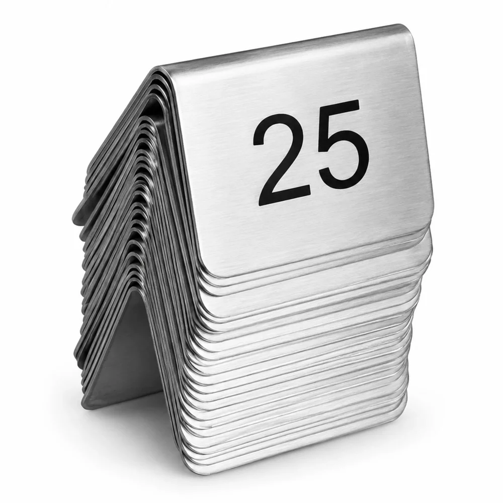 Stainless Steel Signage Tent 5x7 Cm