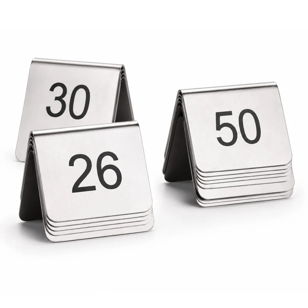 Stainless Steel Signage Tent 5x7 Cm