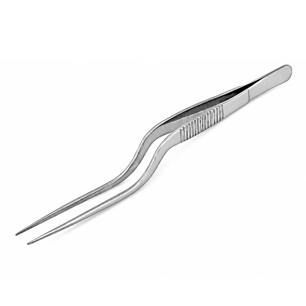 Stainless Steel Tweezer Angled 15 Cm