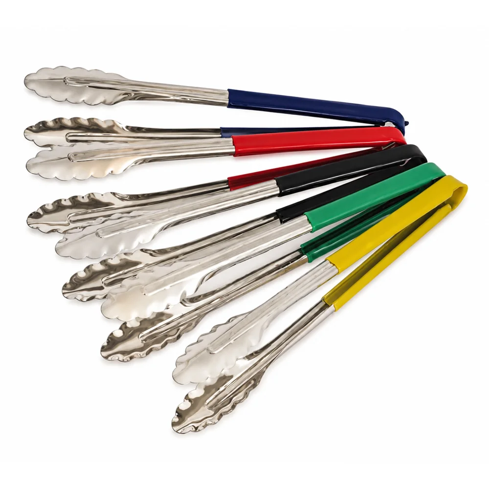 Stainless Steel Utility Tong Red 24 Cm