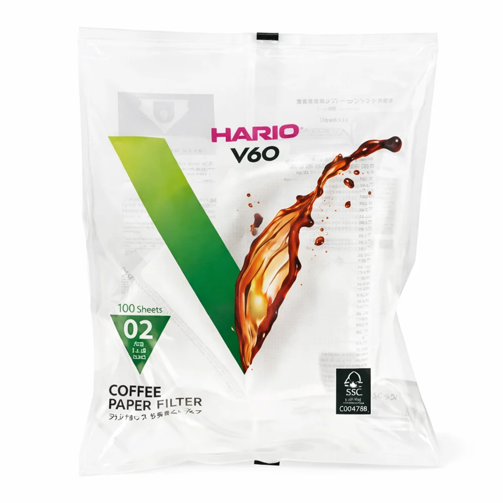Hario V60-02W Bleached Paper Filters 100pcs