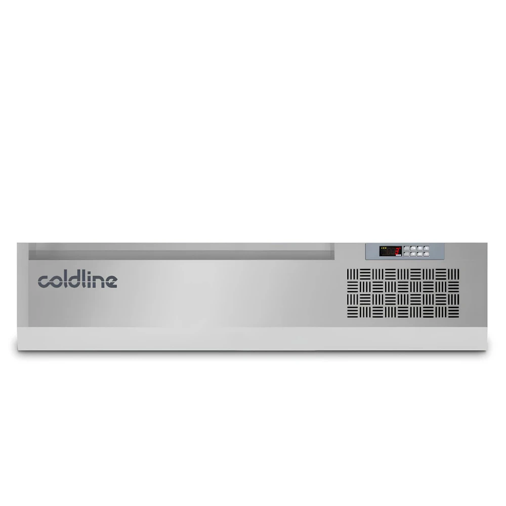 Coldline, Display Case for Ingredients, Stainless Steel, Silver, 44 L Capacity, 250 W