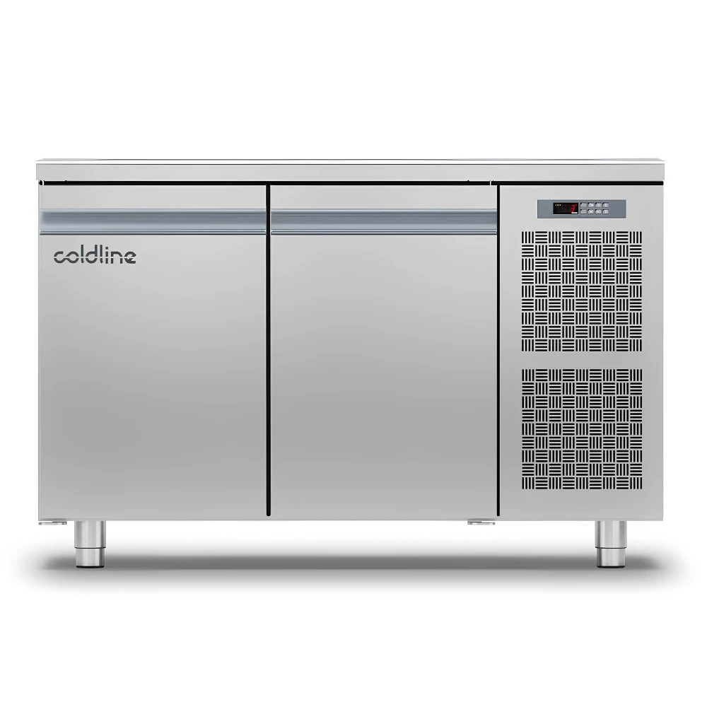 Coldline, Worktop Freezers, Stainless Steel, Silver, 2 Doors, 280 L Capacity, 850 W
