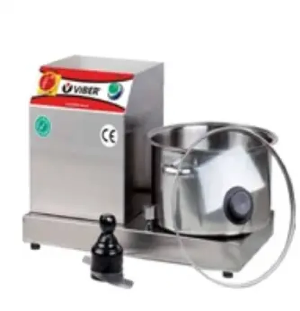 Vegetable Cutter Mixer Stainless Steel, 8KG/Cycle, 0.37 kW, Silver, 29 x 57 x 35 cm (L x W x H)
