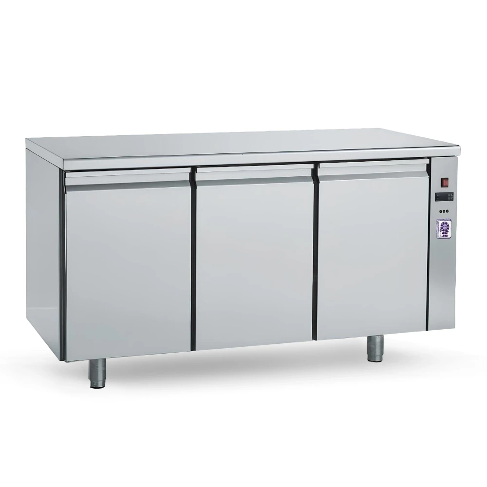 Desmon, Counter Freezer, 428 L, 3 Doors, 3 Shelves, 270 W, Solid Door, Electronic Control