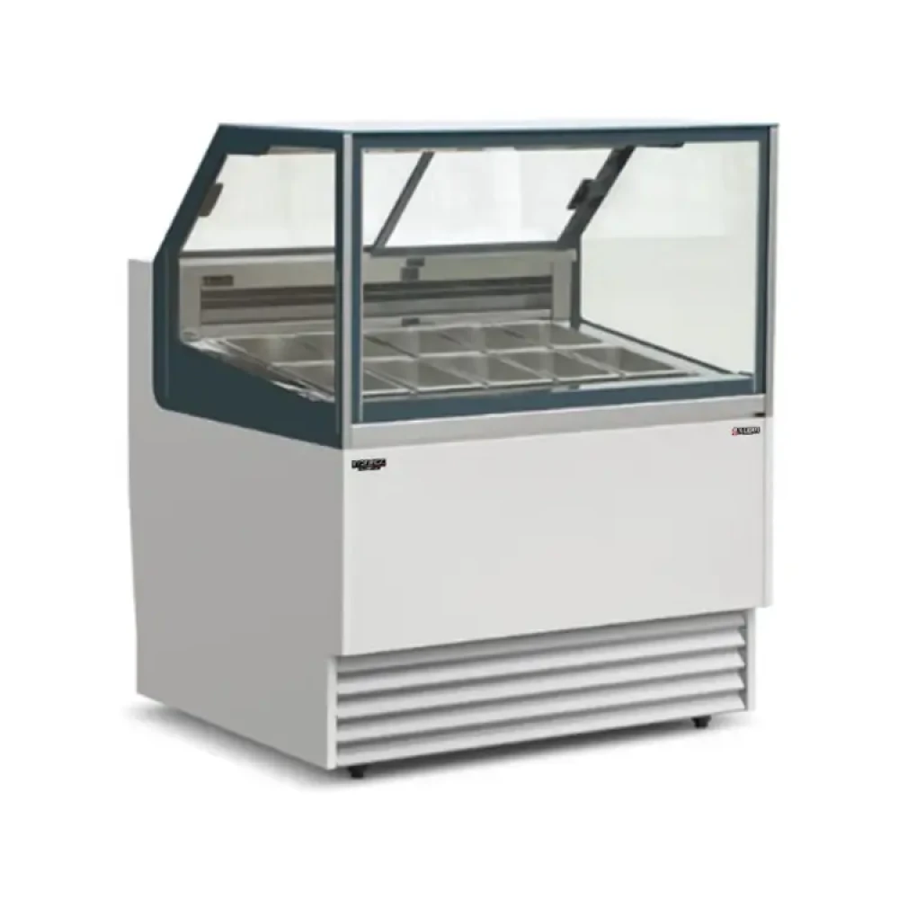 Ice Cream Display Freezer, 14 × GN 1/3 Pan Capacity, Air Cooling, 143.1 × 90 × 125 cm (L × W × H)