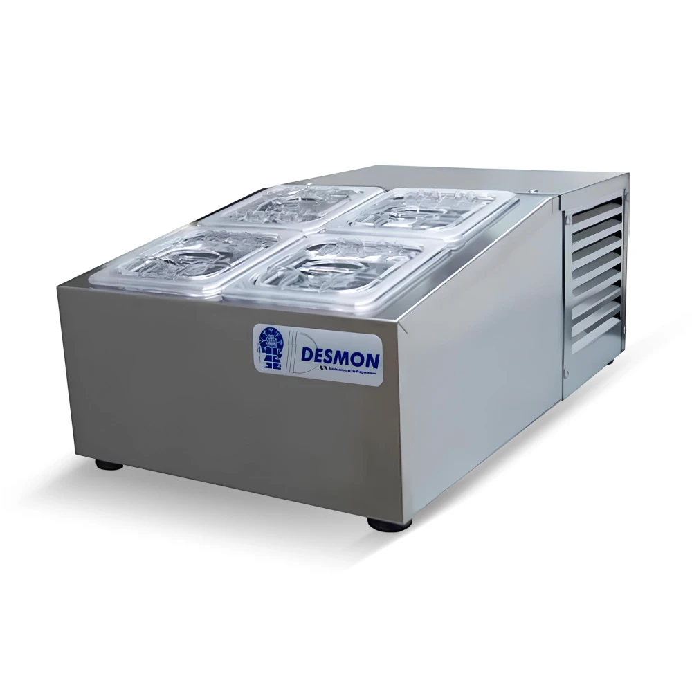 Desmon, Display Refrigerator, GN1/6, 4 Containers, 140 W, 1–4 °C