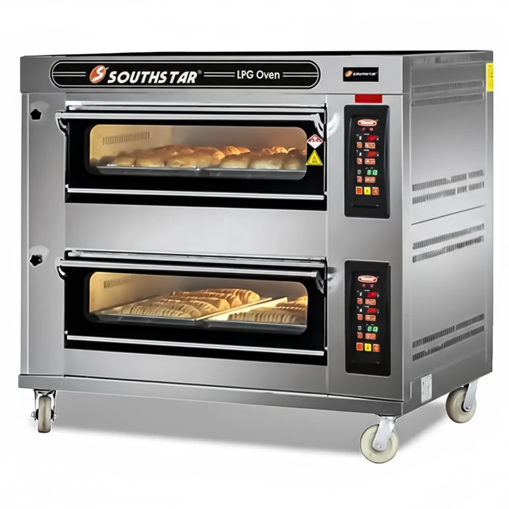 SouthStar, Deck Oven, Gas, 2 Deck, 4 Trays