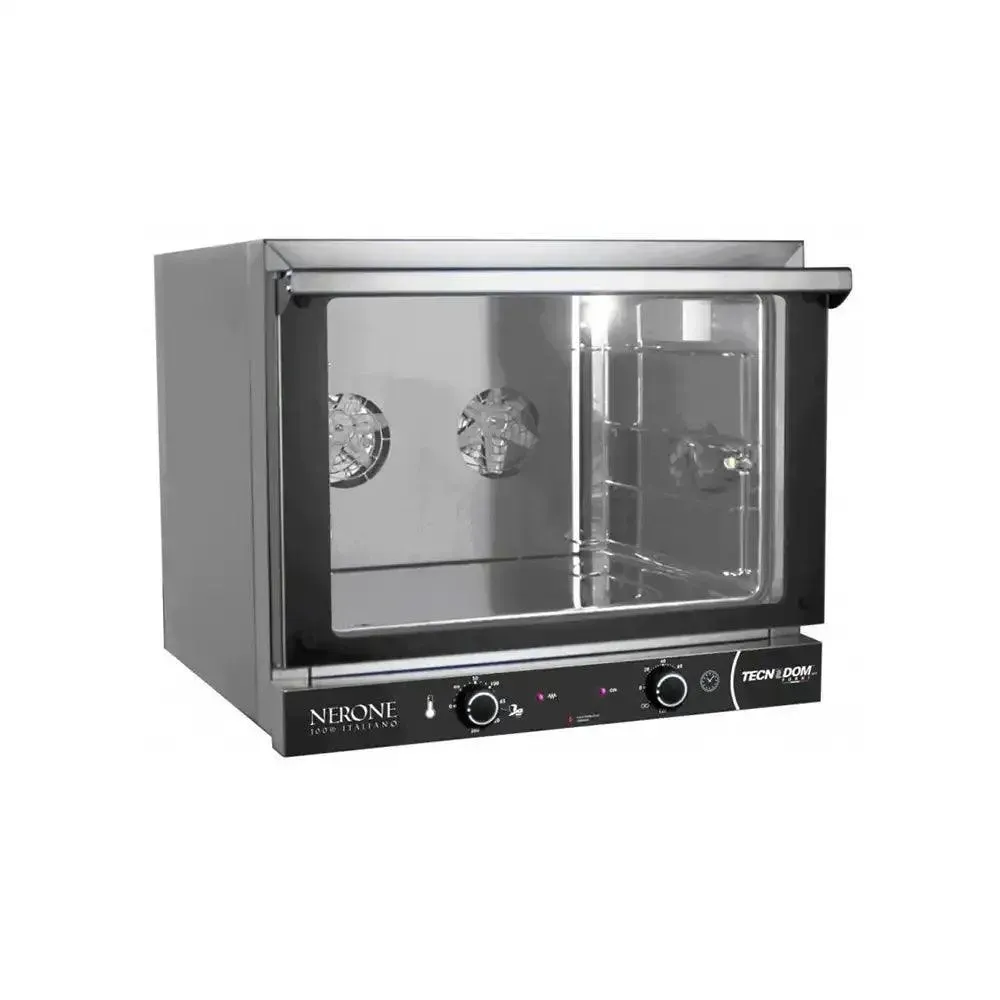 Tecnodom, Convection Oven, 4 Trays, 3.1 kW, Electric, Stainless Steel, Silver