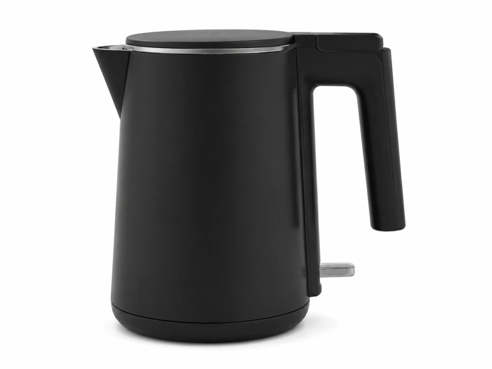 Roomwell Nova Plus, Double Wall, Electric Kettle, 1 L, 1260–1500 W, BS Strix Controller, Boil Dry Protection & Auto Shut-Off