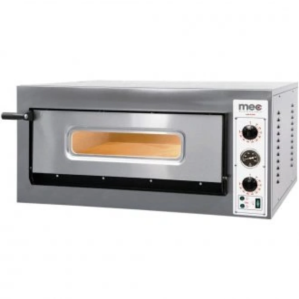 MEC Electric Pizza Oven 1 Deck, 4 Pizza Capacity, 4.2 kW, 50–500°C, 90 × 78.5 × 42 cm (L x W x H)